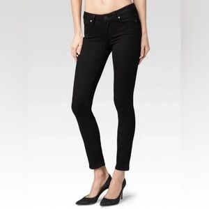 PAIGE Women's Verdugo Ultra Skinny Black Fog Black Jeans Size 28